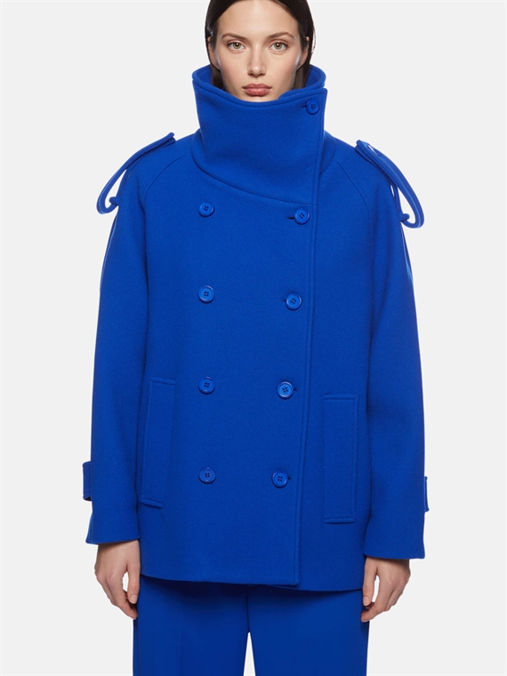 Dondup Peacoat Jakke, Cobalt Blue